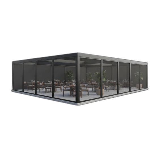 Fly Mesh for Restaurant Terraces