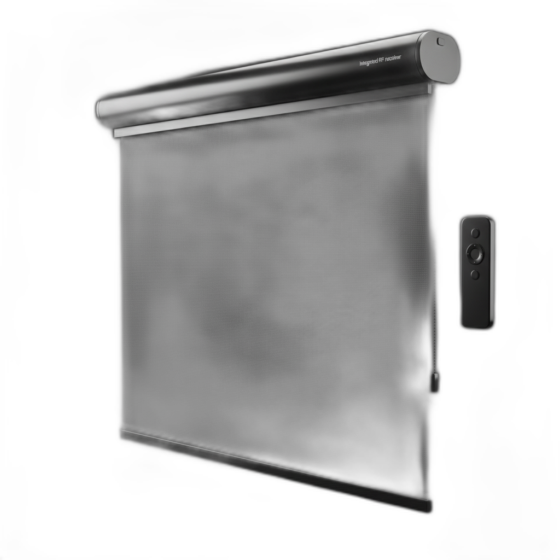 Wireless Remote Roll-Up Screens