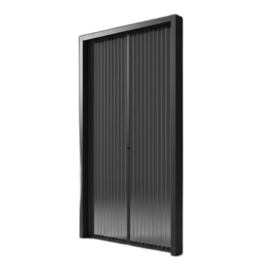 Pleated Fly Mesh Doors