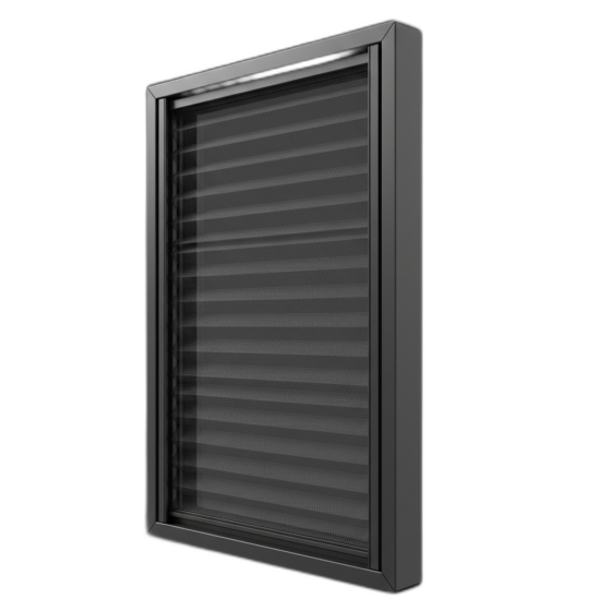 Pleated Fly Mesh Windows