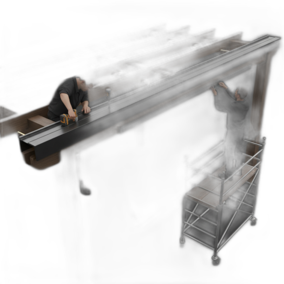 Pergola Fly Mesh Installation