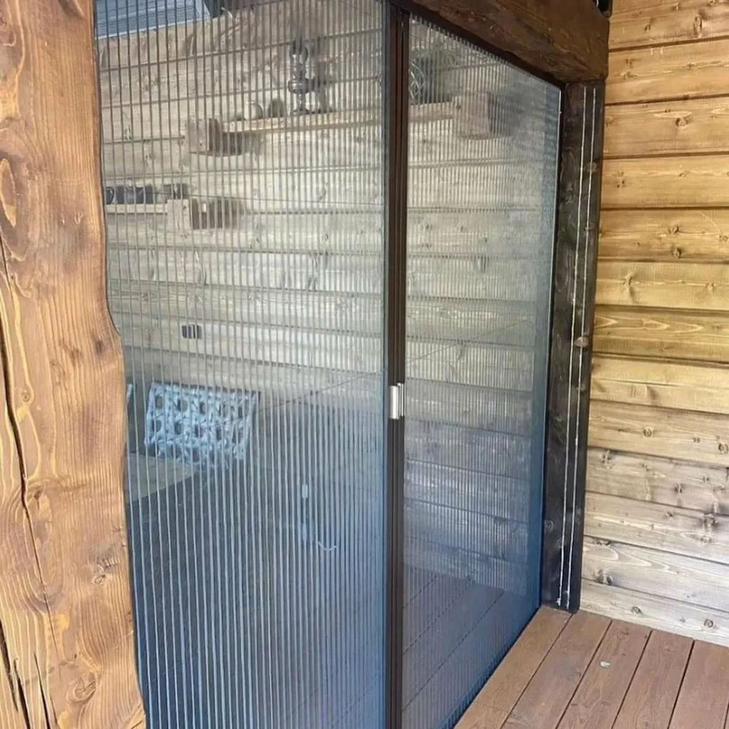 Doors fly mesh system