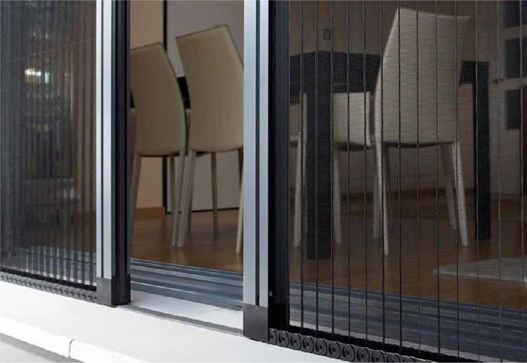 Motorized mosquito screen